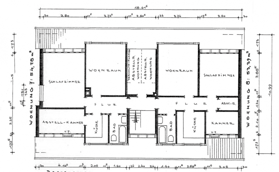 Grundriss DG Mehrfamilienhaus Norderstedt