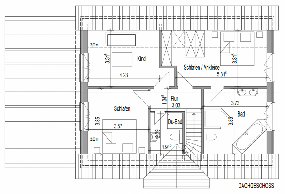 Dachgeschoss Einfamilienhaus Norderstedt