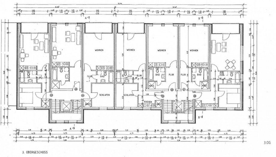 3. Obergeschoss Mehrfamilienhaus Hamburg