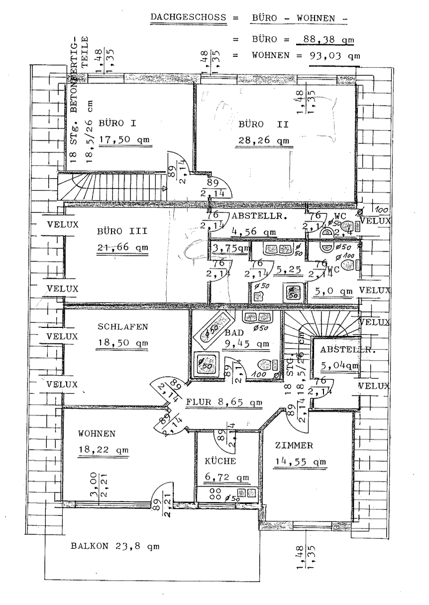 Gewerbe - Dachgeschoss Einfamilienhaus Henstedt-Ulzburg