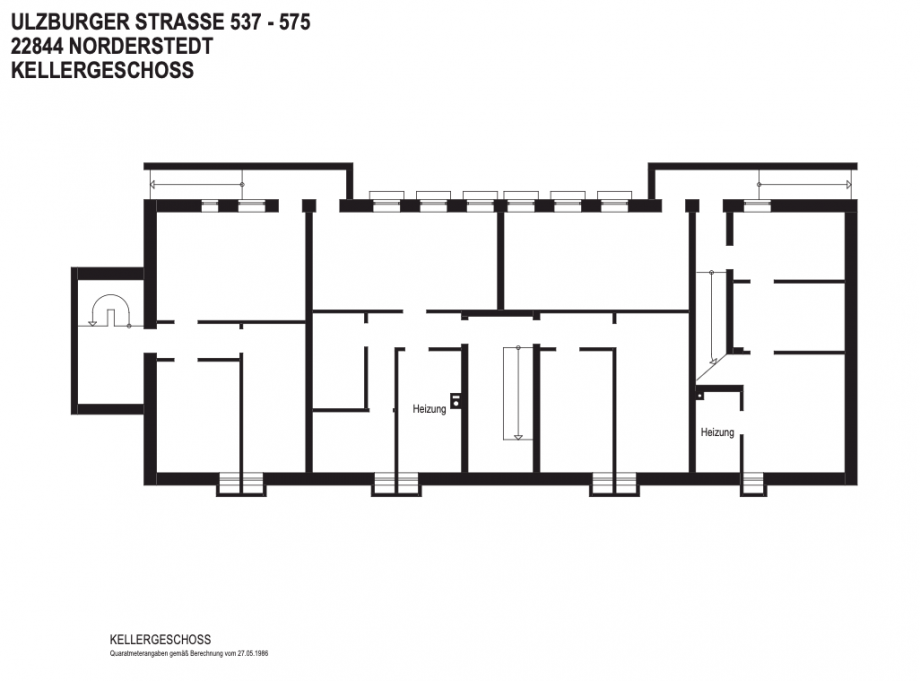 Kellergeschoss Mehrfamilienhaus Norderstedt