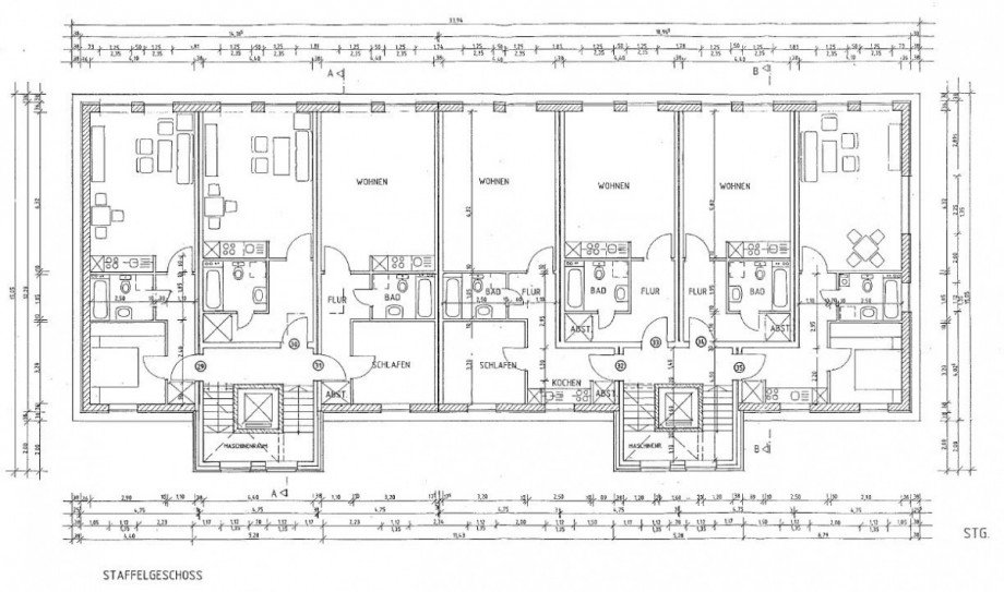 Staffelgeschoss Mehrfamilienhaus Hamburg