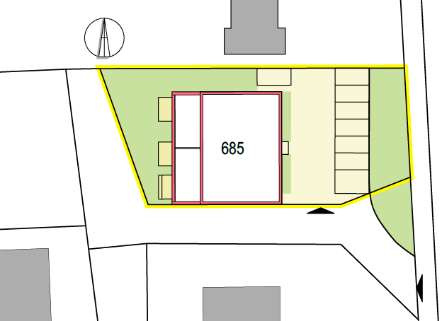 Auszug Lageplan Erdgeschosswohnung Norderstedt